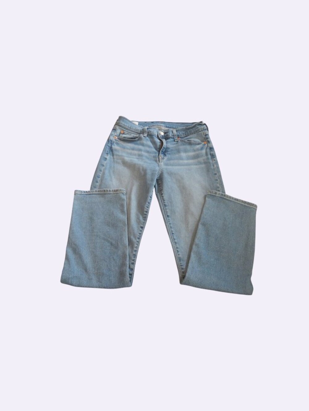GAP-Women's Classic Straight Mid Rise Jeans - Size 29 (8R) - Good Condition - Picture 6 of 10